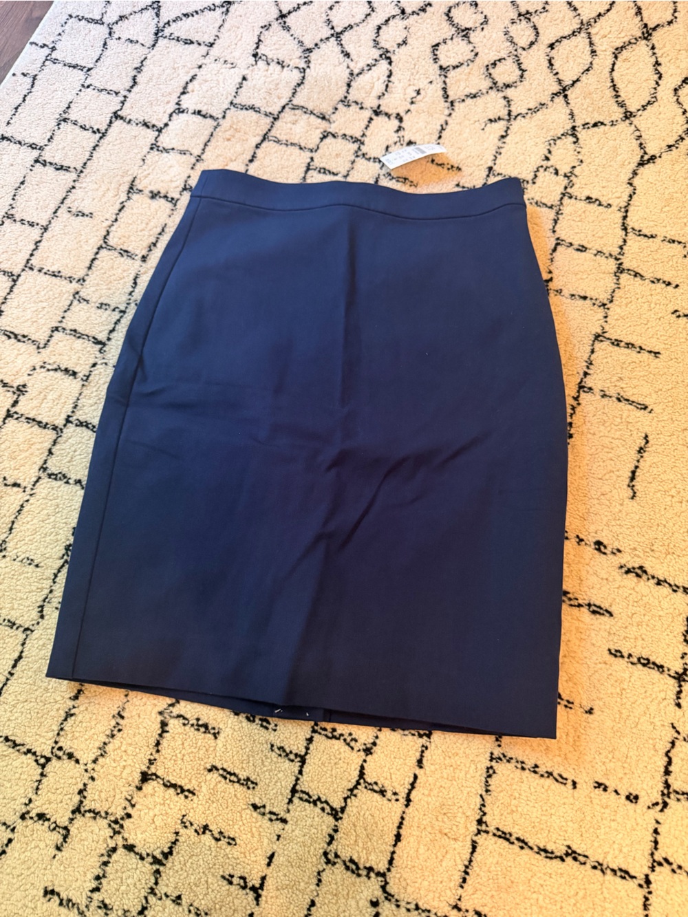 J. Crew Navy Pencil Skirt, 00P